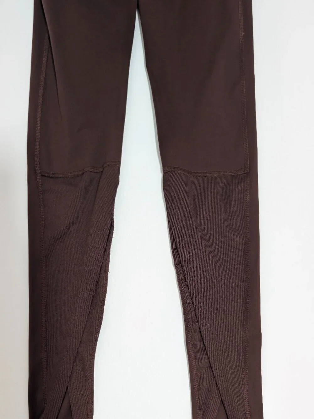 Nike Pro Womens Small Brown Leggings Athletic Branded Waistband Exc Con